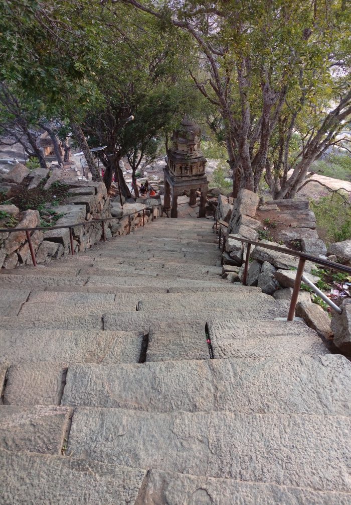 Melkote Temple steps