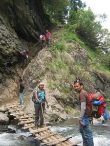 Makeshift water Bridge