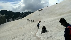 Snow Walk at Peak