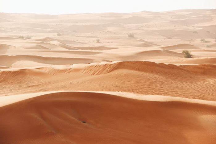 brown desert field Dubai