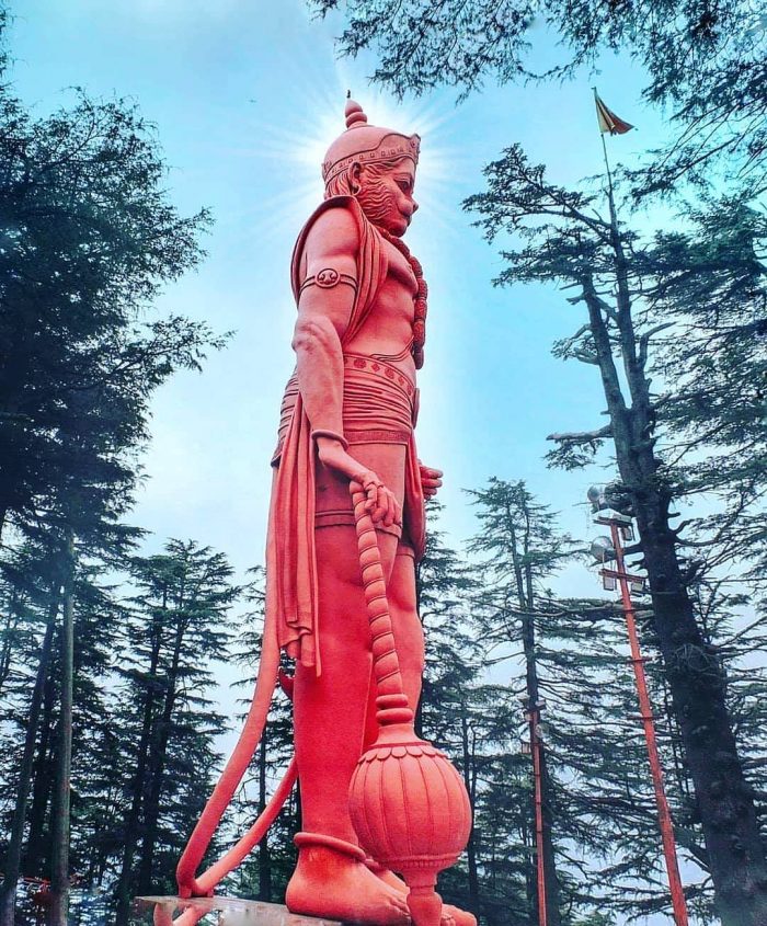 108 Feet Lord Hanuman Statue, Jakhoo Temple, Himachal Pradesh