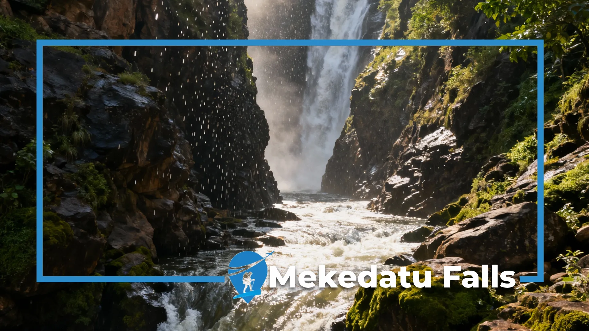 A Trip to Mekedatu Falls, (the goats leap).